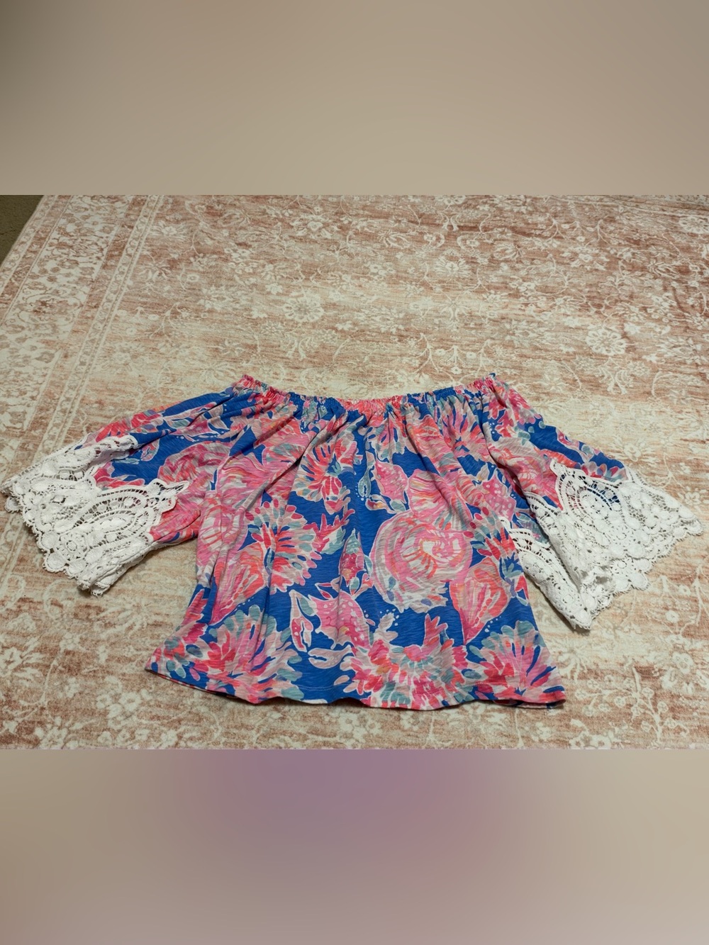 Off-Shoulder Lilly Pulitzer top